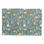 Paardebloem bloemenwiet patroon kussensloop (Achterkant)