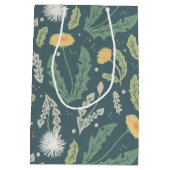 Paardebloem bloemenwiet patroon medium cadeauzakje (Achterkant)