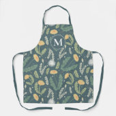 Paardebloem bloemenwiet patroon schort (Voorkant)