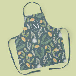 Paardebloem bloemenwiet patroon schort