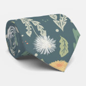Paardebloem bloemenwiet patroon stropdas (Opgerold)
