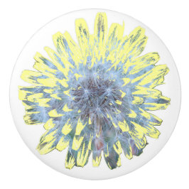 paardebloem bloesem keramische knop