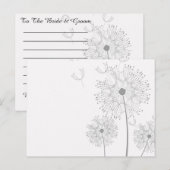 Paardebloem Bloesems Wijnstokken Beste Wens Nieuw  Briefkaart (Voorkant / Achterkant)