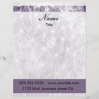 paardebloem-briefhoofden persoonlijk briefhoofd