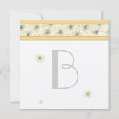 Paardebloem bruiloft uitnodiging (Achterkant)