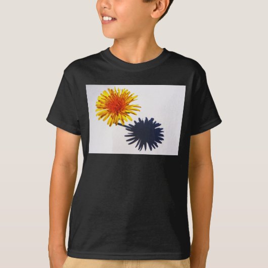 Paardebloem en Schaduw bcnm T-shirt (Voorkant)