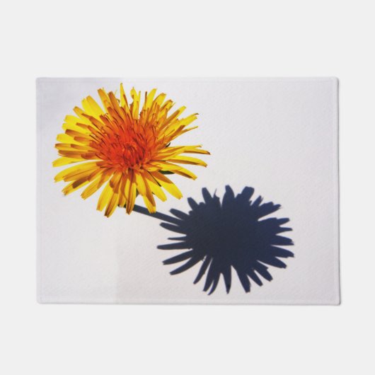 Paardebloem en Schaduw dmcnm Deurmat (Voorkant)