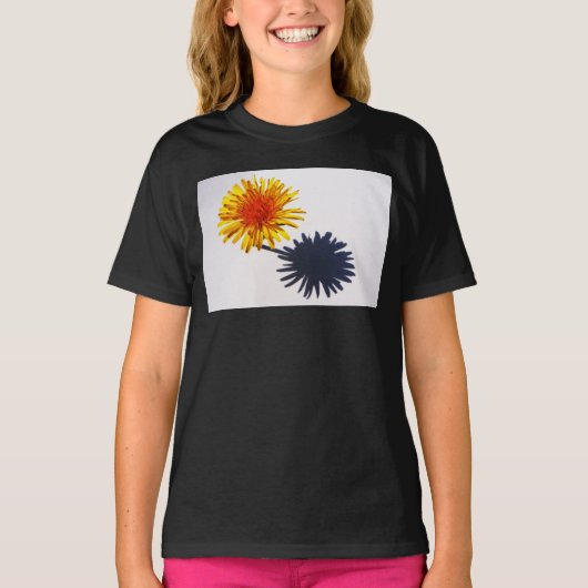 Paardebloem en Schaduw gcnm T-shirt (Voorkant)
