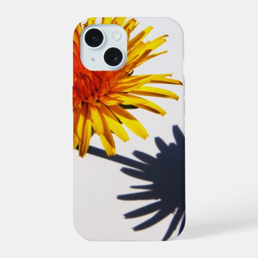 Paardebloem en Schaduw iphcna iPhone 15 Case (Achterkant)