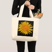 Paardebloem Flower jtcnm Grote Tote Bag (Voorkant (product))