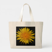 Paardebloem Flower jtcnm Grote Tote Bag (Achterkant)