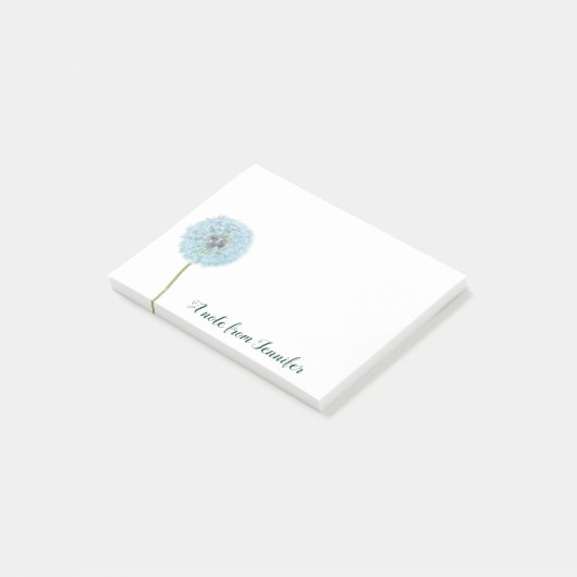 Paardebloem Foto Gepersonaliseerd Bericht Post-it® Notes (Schuin)