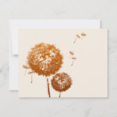  Paardebloem Foto Viering van het Leven Kaart (Achterkant)