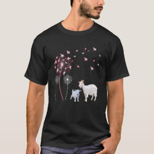 Paardebloem Geit Leuke Geitenboer Bloemen Paardebl T-shirt