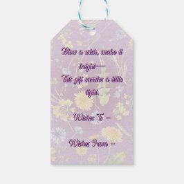 paardebloem genot cadeaulabel