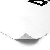 Paardebloem Grappige Leeuw Pun Poster (Hoek)