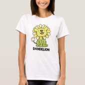 Paardebloem Grappige Leeuw Pun T-shirt (Voorkant)
