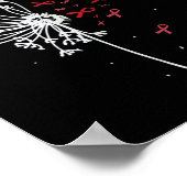 paardebloem hiv aids hersenaneurysma beroerte cool poster (Hoek)