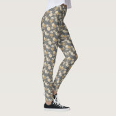 Paardebloem klokpatroon leggings (Rechts)