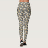 Paardebloem klokpatroon leggings (Achterkant)