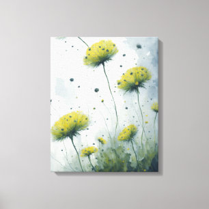 Paardebloem Liefde Canvas Afdruk