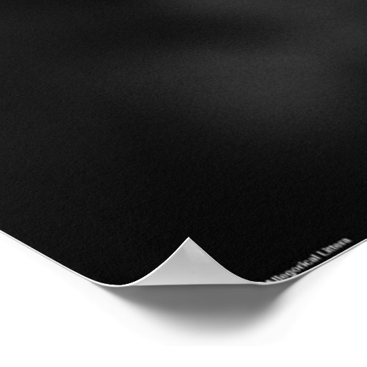 Paardebloem - Noir, Poster (Hoek)