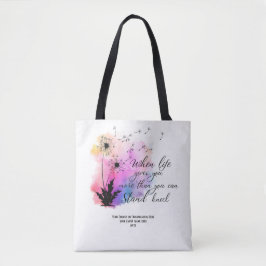 Paardebloem Schrift Zondag School Bijbel Custom Tote Bag