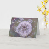 Paardebloem Stadia van het Leven Verjaardag Kaart (Gele Bloem)