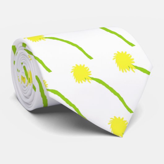 Paardebloem stropdas (Opgerold)