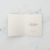 Paardebloem van het Linnen van Mocha dankt de Bedankkaart (Binnen)