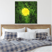 Paardebloem verpakt Canvas Afdruk (Insitu (Slaapkamer))