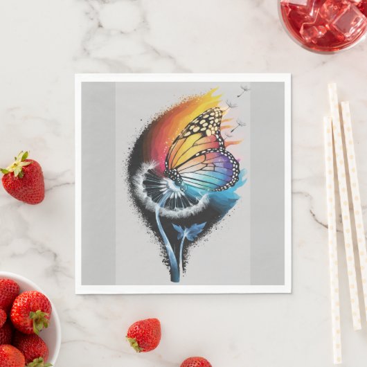 paardebloem vlinder servet (Insitu)