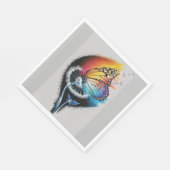 paardebloem vlinder servet (Hoek)