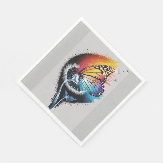 paardebloem vlinder servet (Hoek)