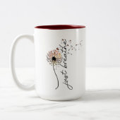 Paardebloem Wens Koffie Mok Sunset Butterfly Desig (Links)