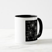 Paardebloem, wilde bloemen en honingbijen mok (Voorkant rechts)