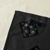 Paardebloem, wilde bloemen en honingbijen strandlaken (In situ)