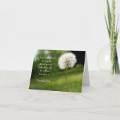 Paardebloem Zondag School Leraar Dank je Kaart (Voorkant)