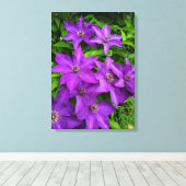 paardebloemen canvas afdruk (Insitu (Houten vloer))