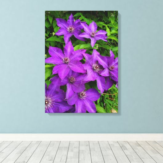 paardebloemen canvas afdruk (Insitu (Houten vloer))