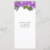 paardebloemen - Menu (Achterkant)