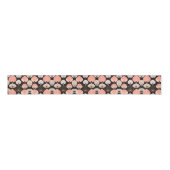 Paardebloemen -Midden-eeuw- Retro Modern Design Grosgrain Lint (Voorkant)