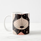 Paardebloemen -Midden-eeuw- Retro Modern Design Koffiemok (Links)