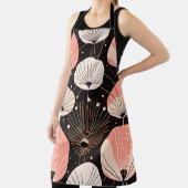 Paardebloemen -Midden-eeuw- Retro Modern Design Schort (Insitu)