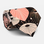 Paardebloemen -Midden-eeuw- Retro Modern Design Stropdas (Opgerold)