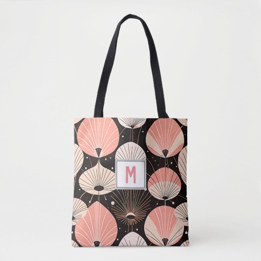 Paardebloemen -Midden-eeuw- Retro Modern Design Tote Bag (Voorkant)