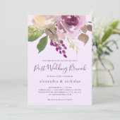  paardebloemen | Post-Wedding Brunch Kaart (Staand voorkant)