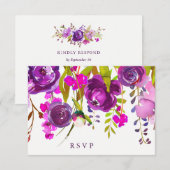 paardebloemen | Weddenschap RSVP Kaartje (Voorkant / Achterkant)