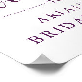  paardebloemen | Welkomstteken Vrijgezellenfeest Poster (Hoek)