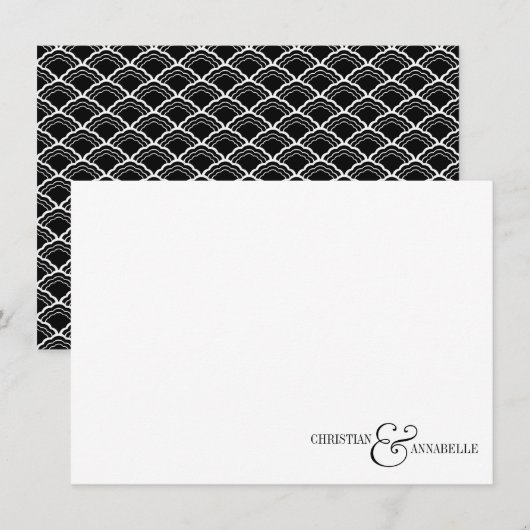  paardebruine bruistoep notitiekaartje (Voorkant / Achterkant)